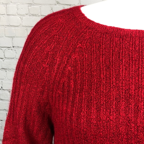 0X 1X 2X Style & Co Soft Red Sweater Plus Size - Picture 5 of 5